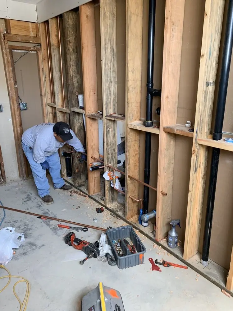 Commercial rough-in plumbing for Gas Line Repair in Sandy Springs